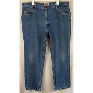LL Bean Jeans Mens 42x30 Blue Classic Fit Denim Straight Leg 100% Cotton